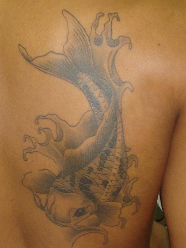 Photo de carpe japonaise, carpe, japonais réalisé par Bodygraphic