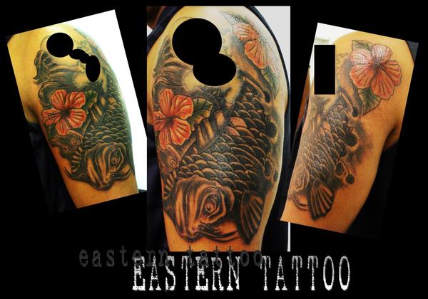 Photo de Carpe Koï, carpe, koï réalisé par Eastern Tattoo