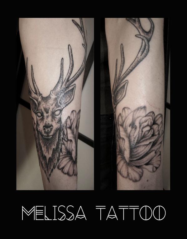 Photo de Cerf, tatouage, inclassable