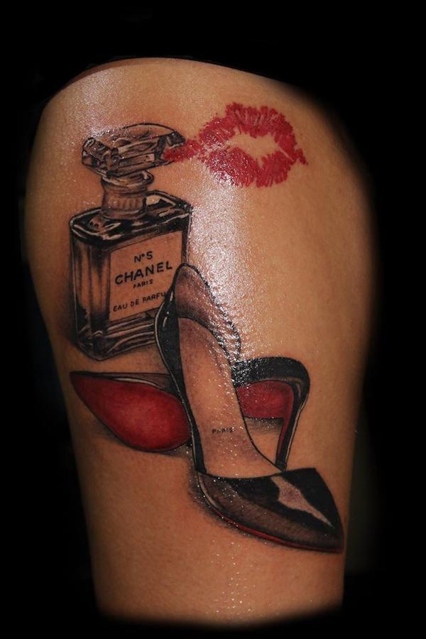 chanel n°e et talons