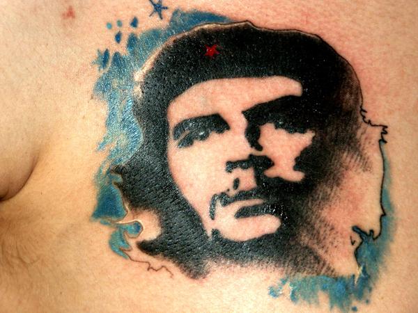 Photo de Che Guevara, visage, portrait
