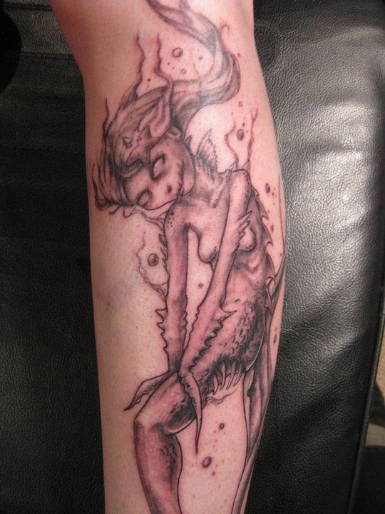 Photo de créatures de la mer, fantastique, tatouage