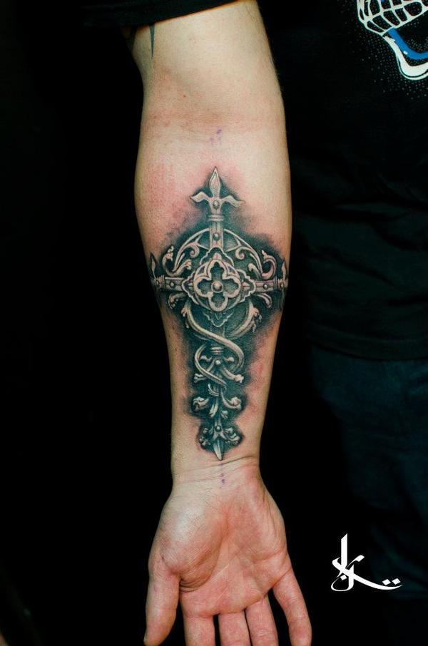 Photo de croix, croix, réaliste réalisé par Street Tattoo