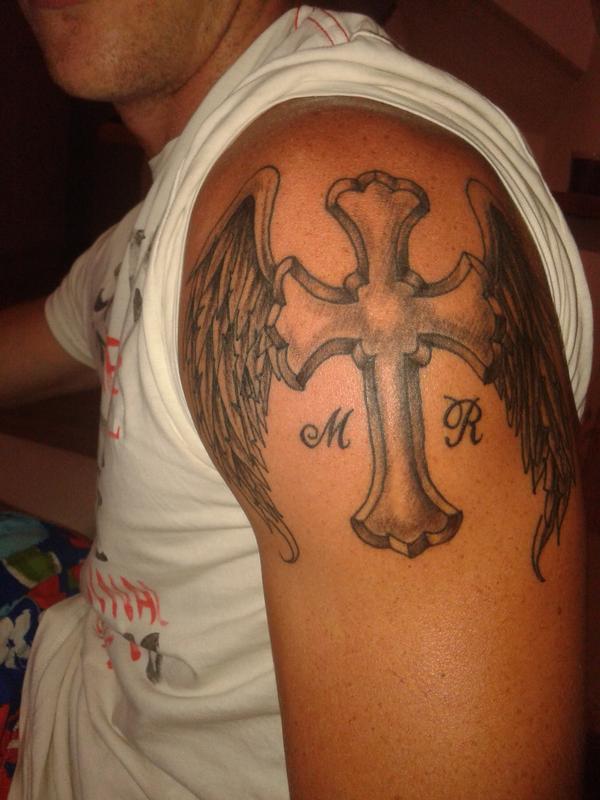 Photo de Croix avec ailes d'ange, croix, ange