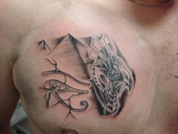 Photo de Dieu d'égypte, tatouage, dieu