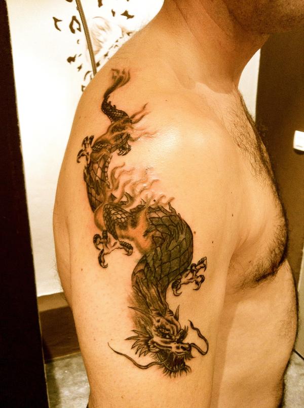 Photo de Dragon, dragon, animaux réalisé par Azae Tattoo