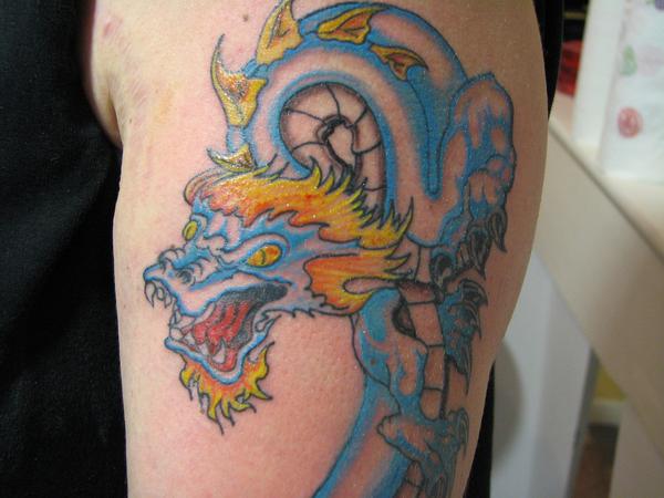 dragon coloré