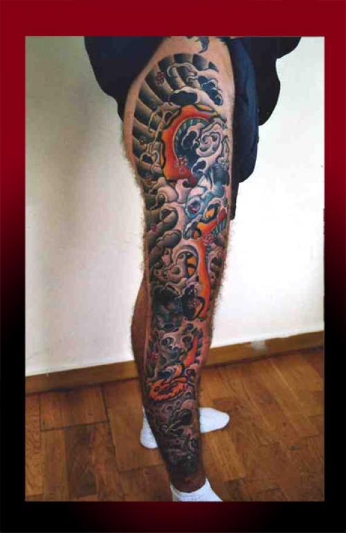 Photo de eaux orientales, eau, tatouage