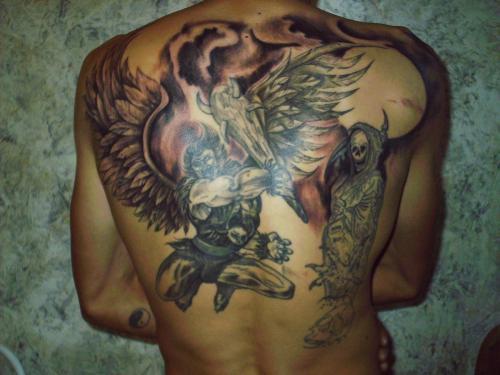 Photo de Enfer, diable, mort réalisé par David Tattoo
