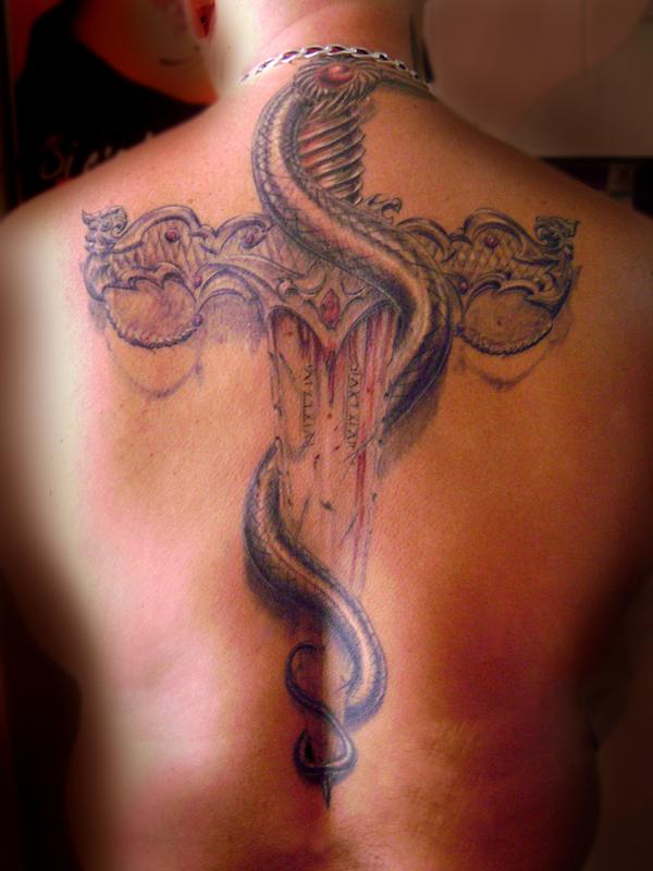 Epée et serpent