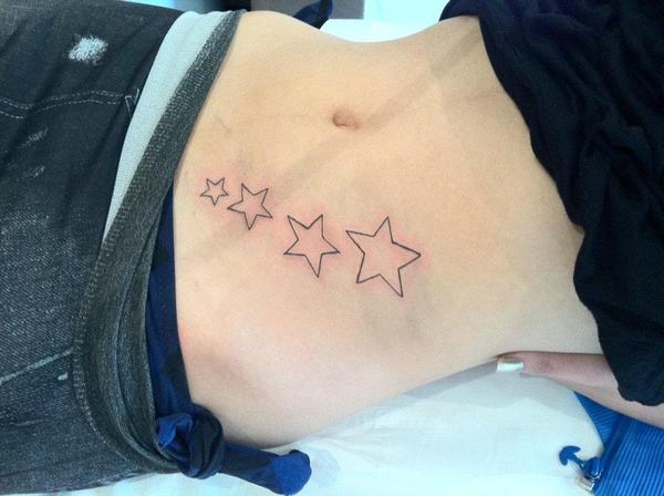 Photo de Etoiles, étoiles, étoile réalisé par Azae Tattoo