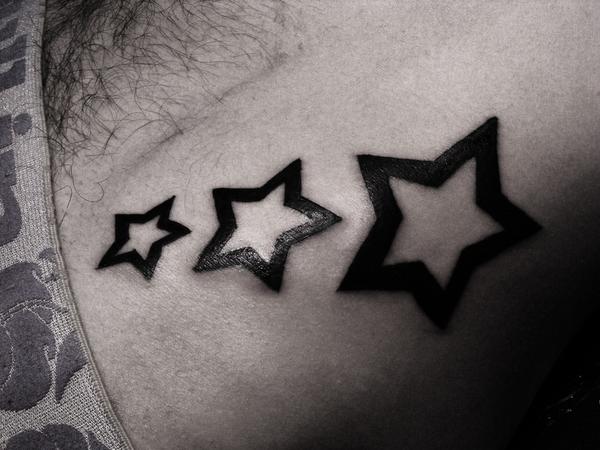 etoiles sur le ventre