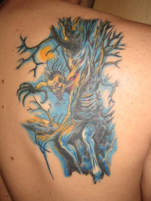 Photo de Fear of the dark, tatouage, iron