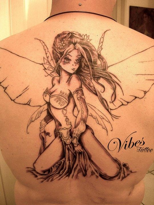 Photo de Fée Manga, manga, fantastique réalisé par Vibes Tattoo