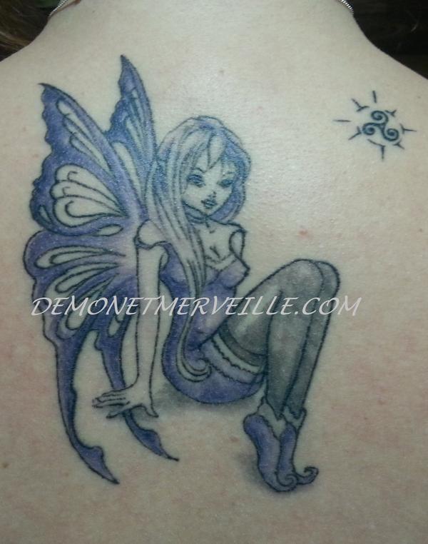 Photo de Fée violette, fantastique, fée réalisé par Demon & Merveille