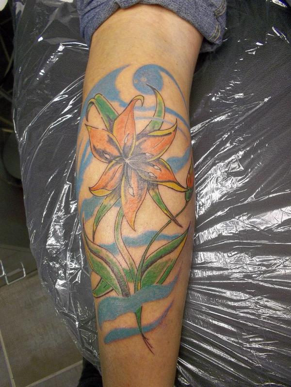 Photo de fleur coloré, fleur, fleurs réalisé par Mysteres Tattoo