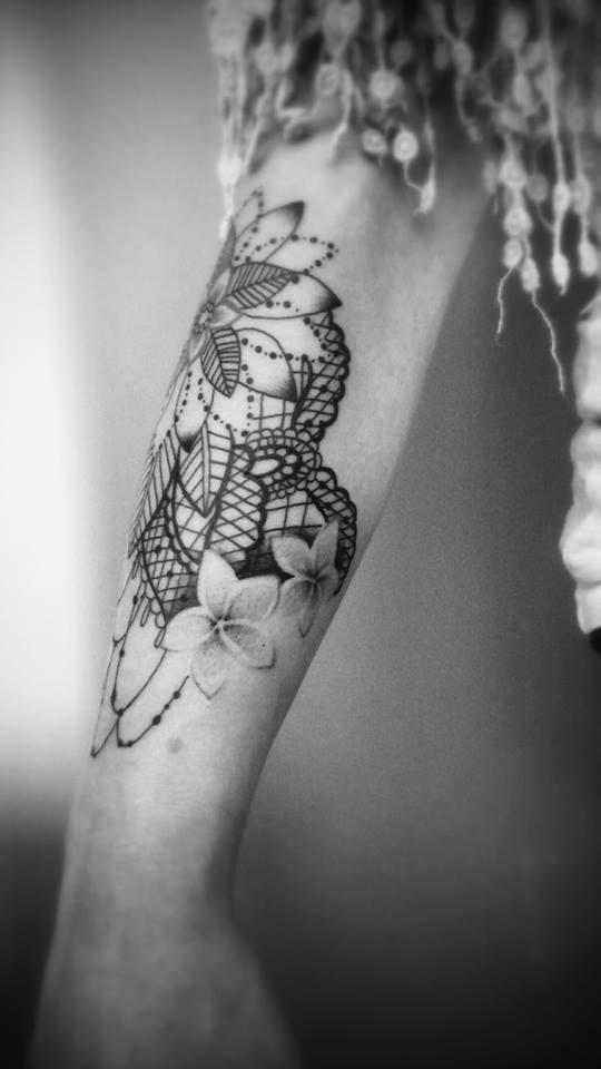 Photo de fleur dentelle, fleur, fleurs réalisé par Alextattoo