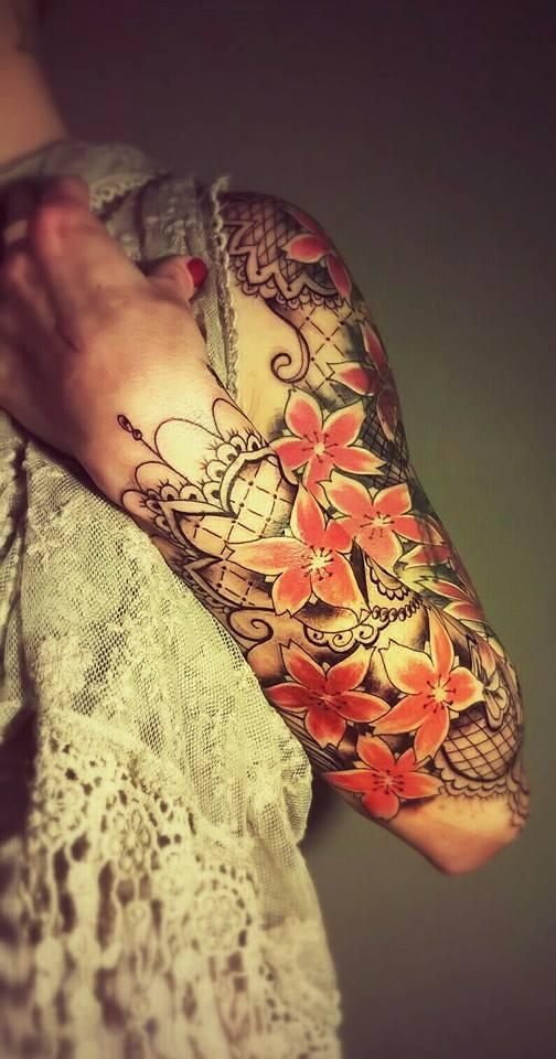fleur dentelle