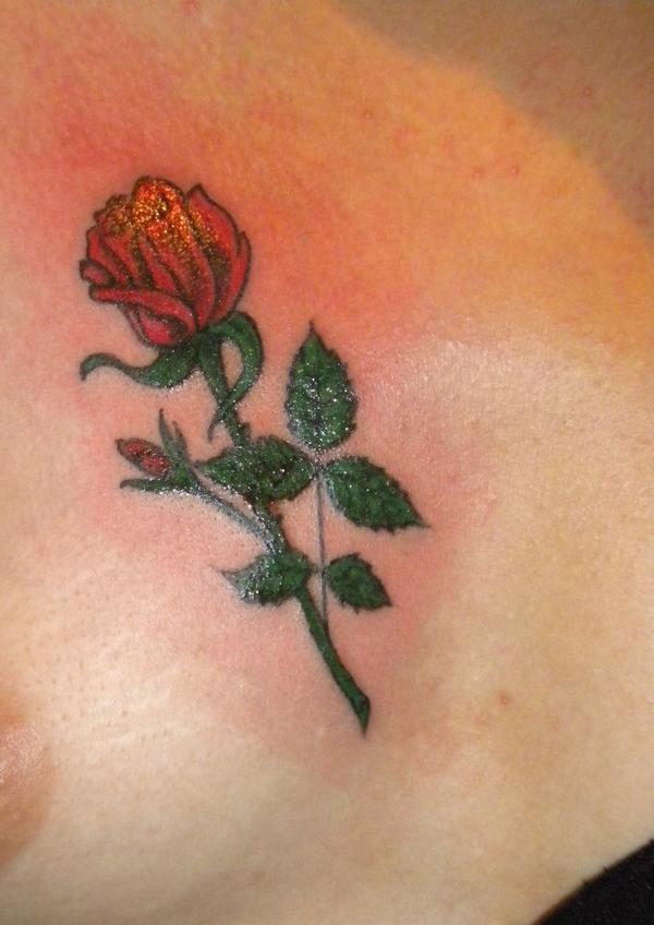 Photo de Fleur, fleur, tatouage