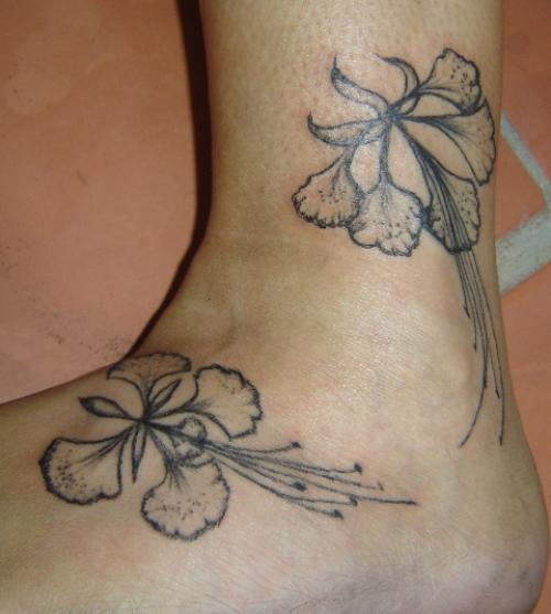 Photo de Fleurs, noir, fleurs