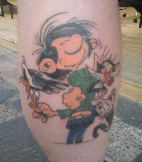 Photo de gaston lagaffe, Tatoueur, tatouage