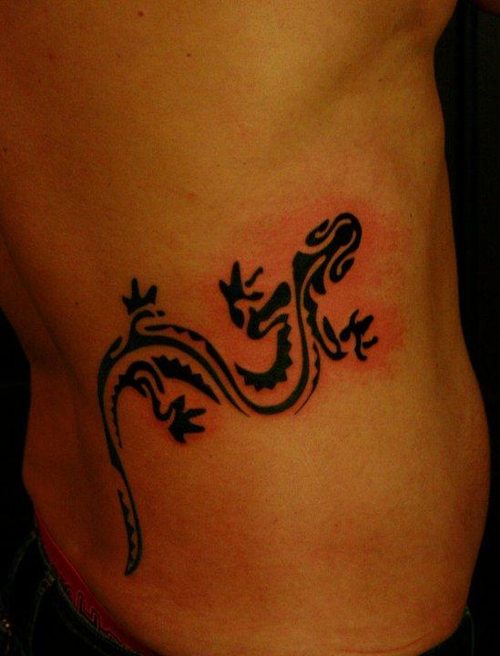 Gecko d'inspiration polynésienne