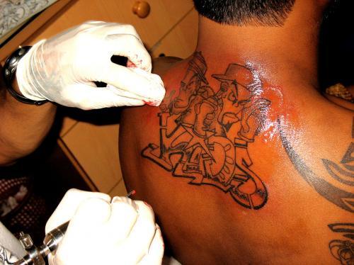 Photo de Graffiti, calligraphie, tatouage