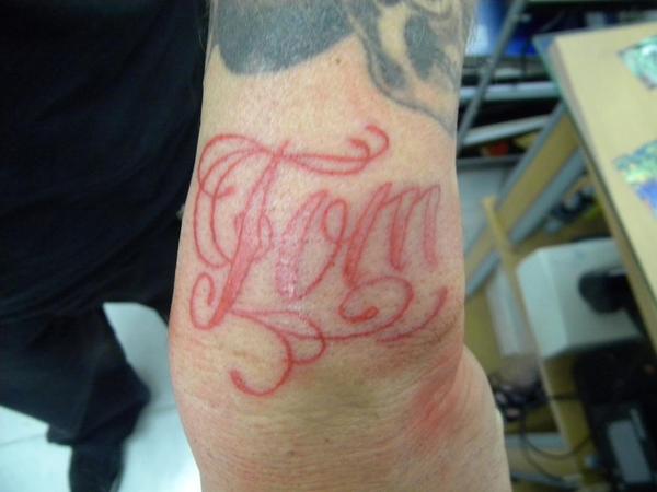 Lettering prénom Tom