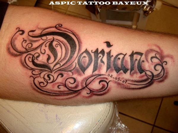 lettrage dorian