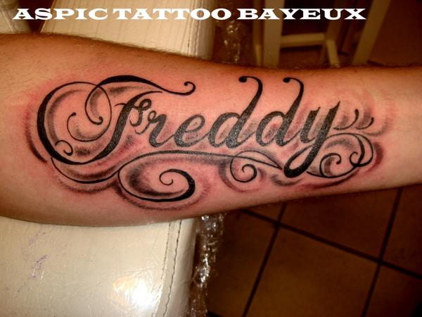 lettrage Freddy