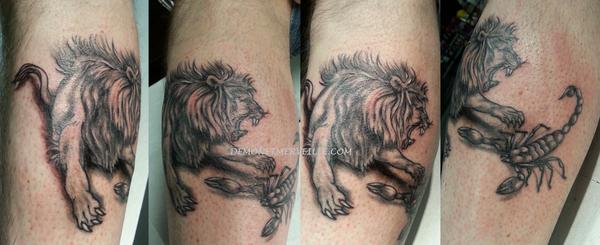Lion et Scorpion