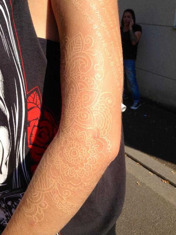 Mandala en blanc