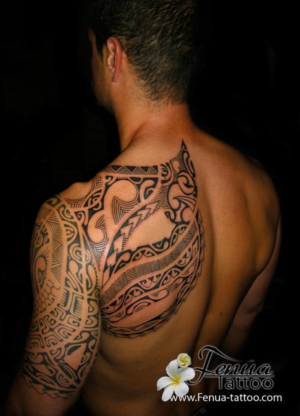 Photo de maori, tribal, requin