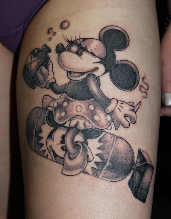 minnie mouse cuisse