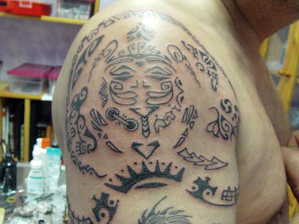 Photo de motifs maori, maori, animaux réalisé par Katattoo28