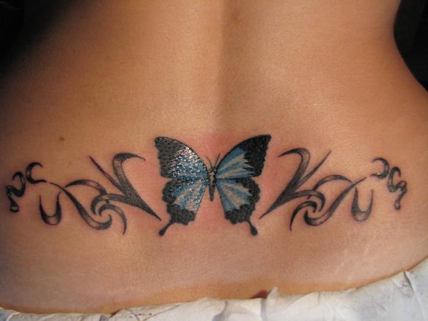papillon et tribal