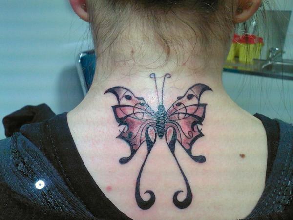 Papillon style tribal