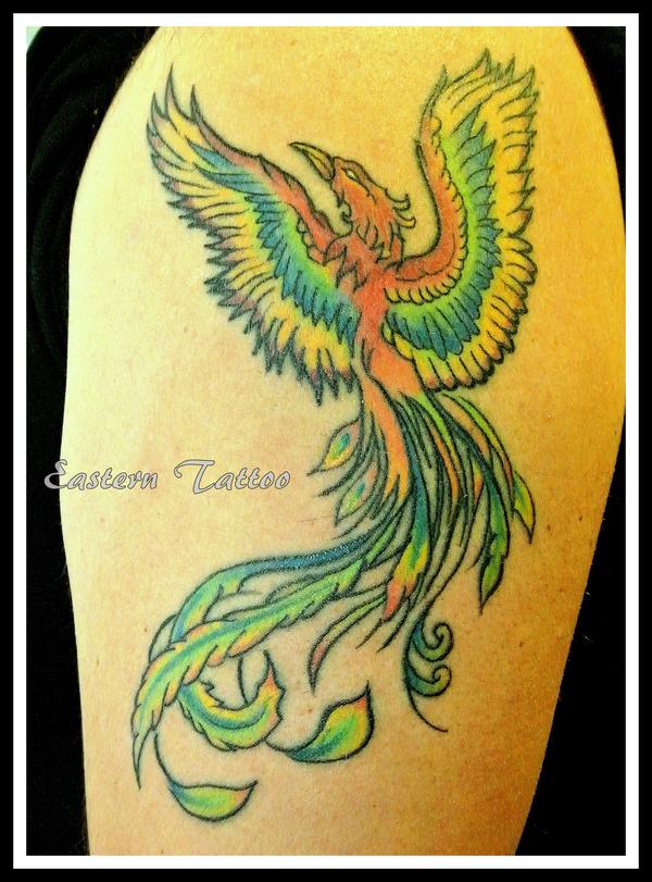 Photo de Phénix, phénix, tatouage réalisé par Eastern Tattoo