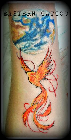 Photo de phénix, phénix, animaux réalisé par Eastern Tattoo