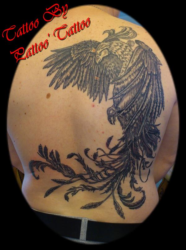 Photo de phoenix, oiseau, phoenix réalisé par Pattoo' Tattoo