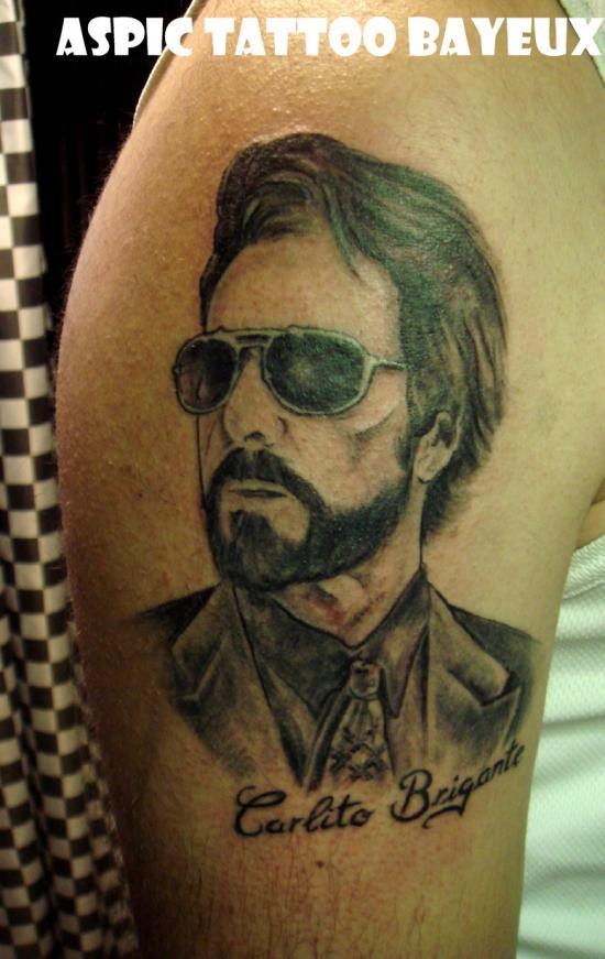 Photo de portrait de carlito briganté, mafieu, carlito briganté réalisé par Aspic  Tattoo
