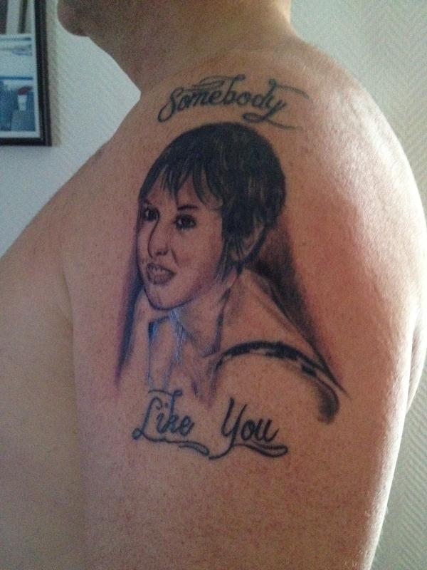 Photo de Portrait femme, portrait, tatouage