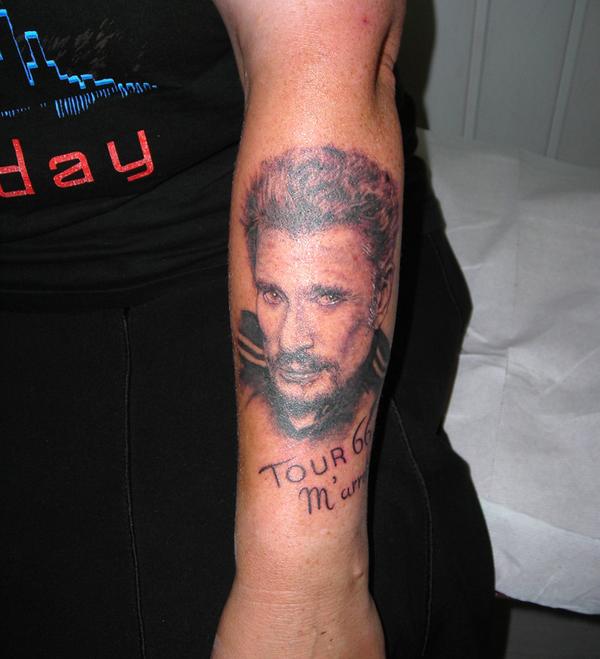 Portrait johnny hallyday