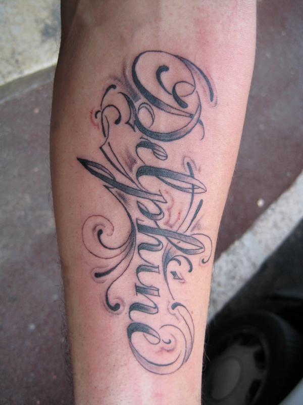 Photo de Prénom Déphine, calligraphie, lettrage