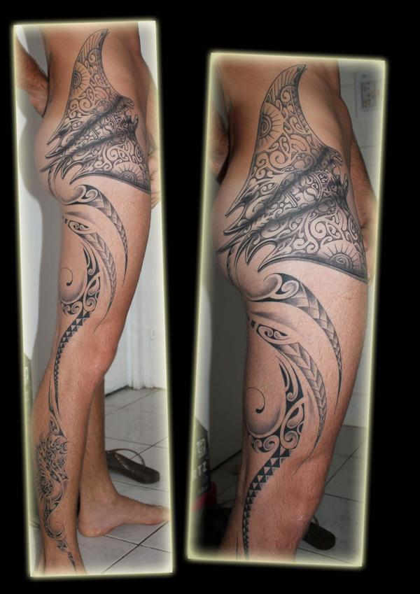 Raie hippocampe maori, polynésien