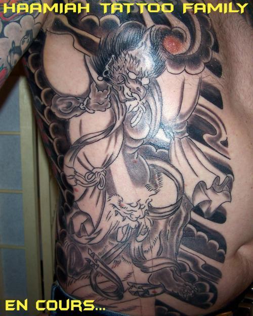 Raijin traditionnel chinois
