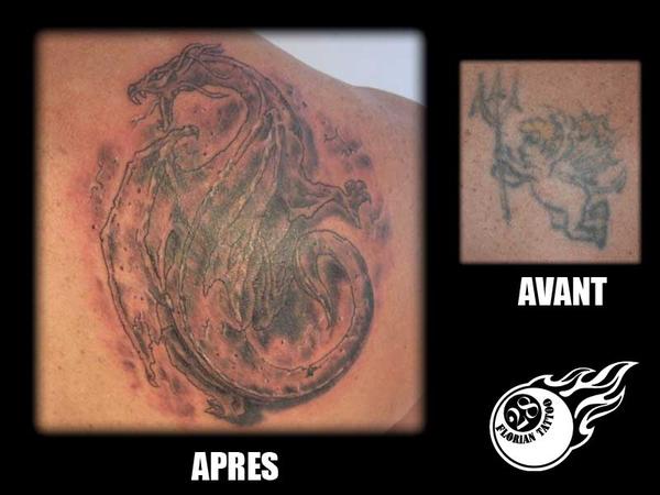 Photo de Recouvrement Dragon, dragon, fantastique réalisé par Florian Tattoo