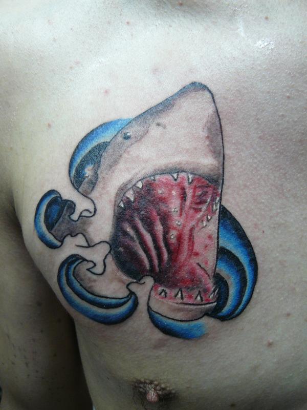 Photo de requin, requin, animaux réalisé par Red Medicine Tattoo Shop