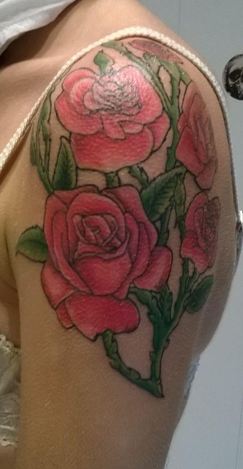 Photo de rose, réaliste, fleurs réalisé par La F/F