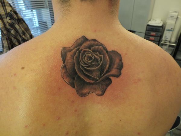 Photo de rose, réaliste, rose réalisé par FINE LINE'S TATTOO